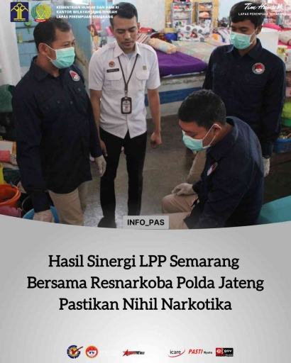 Hasil Sinergi LPP Semarang bersama Resnarkoba Polda Jateng Pastikan Nihil Narkotika