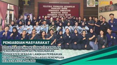 Kenalkan Teknologi Biodigester di Lingkungan Lapas Perempuan Kelas IIA Kota Malang oleh Tim Abdimas Kesehatan Masyarakat Universitas Negeri Malang