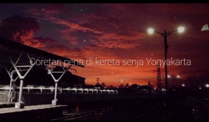 Coretan Pena di Kereta Senja Yogyakarta