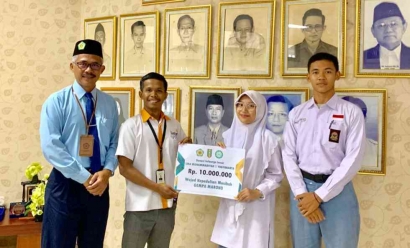SMA Muhammadiyah 1 Yogyakarta Salurkan Donasi untuk Korban Bencana Maroko