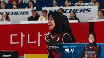 Megawati Debut di Liga Voli Korea Langsung Raih MVP