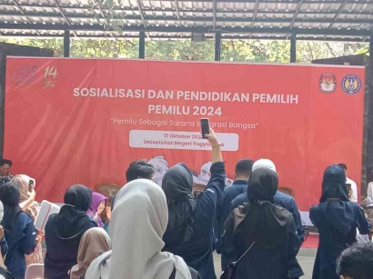 KPU Sleman Bekerjasama dengan Universitas Negeri Yogyakarta Gelar Sosialisasi Pemilu 2024 Dengan Tema "Pemilu Sarana Integrasi Bangsa"