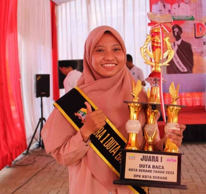Lailatul Maulidiya Rahman (Alumni tahun 2015) Terpilih Menjadi Duta Baca Kota Serang 2023