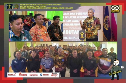 Kunjungi Nusakambangan, ASN Rupbasan Cilacap Hadiri Pengarahan Ka Kanwil Kumham Jateng