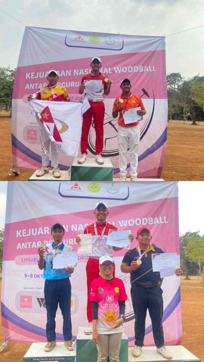 Kejuaraan Nasional Woodball antar Perguruan Tinggi Se-Indonesia, Atlet Woodball Universitas Pamulang Raih 2 Emas