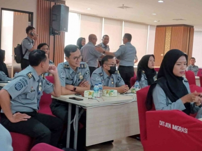 Imigrasi Semarang Ikuti Kegiatan Pendampingan Penyusunan LKjIP
