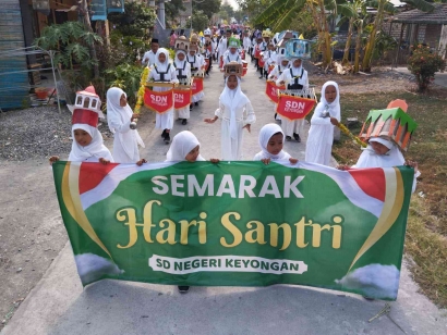 Semarakkan Hari Santri, SD Negeri Keyongan adakan Santri Fest 2023