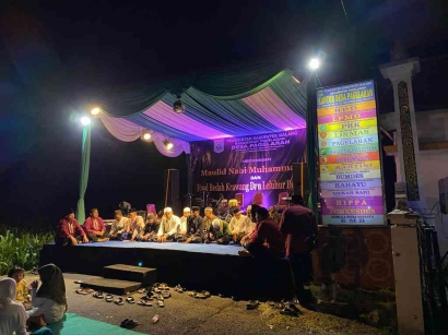 Mahasiswa KKN Universitas Negeri Malang, Ikut Berpartisipasi dalam Peringatan Maulid Nabi Muhammad SAW