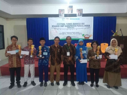 Festival Tunas Bahasa Ibu Jenjang SMP 2023 Sukses Digelar di Purbalingga