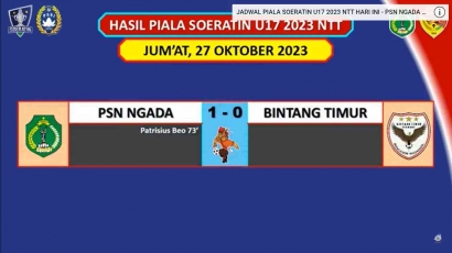 Hasil Piala Soeratin Cup U-17 2023 NTT Serta Pembagian Grup, PSN Ngada Menang Tipis