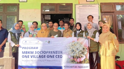 Kolaborasi dengan PT Biomagg Sinergi Internasional, MBKM OVOC Kembangkan Komoditas Maggot Bersama Masyarakat Murung Ilung