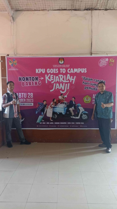Kejarlah Janji: Nobar bersama KPU Goes to Campus