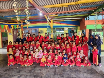Report Kunjungan ke TK Dharma Wanita Persatuan Tambak Sawah