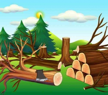 Literasi Ekologis tentang Pengaruh Penebangan Pohon