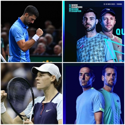 ATP Final 2023: Djokovic Ranking 1 Akhir Tahun, Sinner Lumpuhkan Tsitsipas