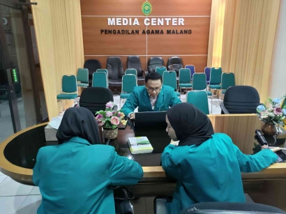 Mahasiswa Pascasarjana Melakukan Penelitian di Pengadilan Agama Kota Malang