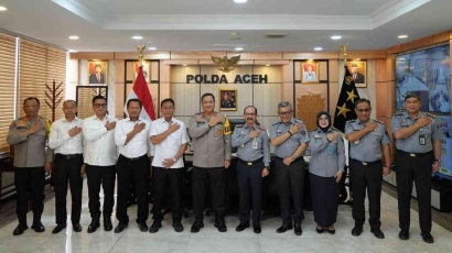 Kanwil Kemenkumham Aceh Lakukan Audiensi ke Polda Aceh