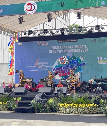 Hari Ulang Tahun TIM Menampilkan Berbagai Kebudayaan dari Nusantara. Salah Satunya Tarian Khas Provinsi Kalimantan Timur!