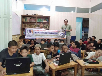 Pelaksanaan Pengabdian Masyarakat Berkelanjutan Dosen Universitas Nusa Mandiri di Rumah Tahfidzh Daar El Huffadzh