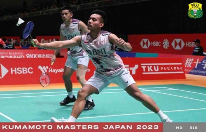 Perjuangan Pramudya/Yeremia Terhenti di 16 Besar Japan Masters 2023