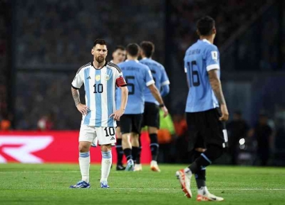 Argentina Vs Uruguay: Messi Main, Albiceleste Kalah 2-0