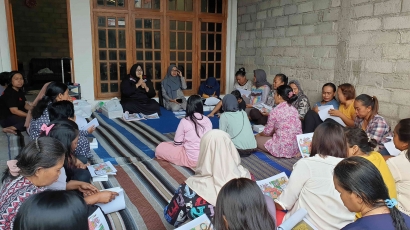 Terobosan Unik! Ibu-ibu PKK Pelajari Kiat Membuat Lotion Citronella Pencegah Nyamuk dari Mahasiswi UMM