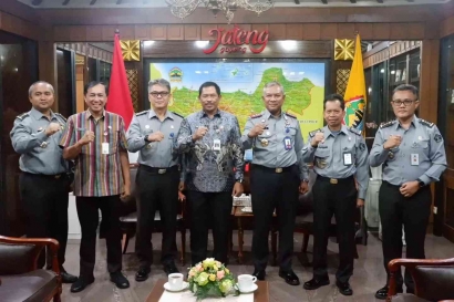 Kakanwil Kumham Jateng Lakukan Audiensi Tusi dan Capaian Kemenkumham bersama Pj. Gubernur Jawa Tengah