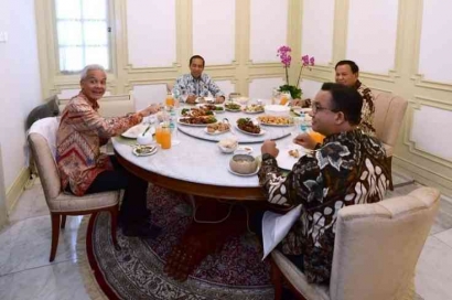 Bukber Kebangsaan: Puisi Kuliner di Istana Bersama Jokowi dan 3 Bacapres