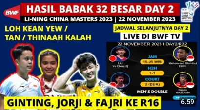 Fantastis! Tampil Memukau, Gregoria Melaju ke Babak Kedua China Masters 2023