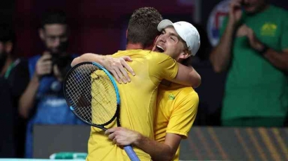 Davis Cup Finals 2023: Australia ke Semifinal!