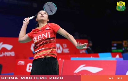 Gregoria Terhenti di 16 Besar China Masters 2023 Usai Dikalahkan Nozomi Okuhara