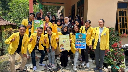 Mahasiswa KKN Giat 6 UNNES Lakukan Sosialisasi Pencegahan Stunting dan Berikan PMT kepada Balita Di Desa Ngasinan