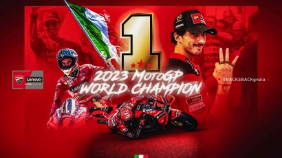 Resmi, Francesco Bagnaia Back to Back Juara Dunia MotoGP 2023!