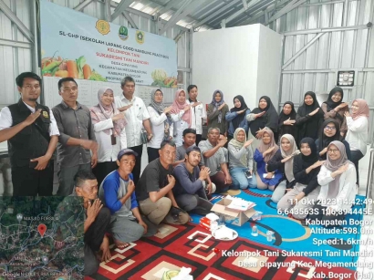 Pendampingan Sekolah Lapang Good Handling Practices di Desa Cipayung Kecamatan Megamendung Kabupaten Bogor