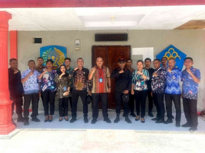 Lapas Geser Kedatangan Tim Monev Kepegawaian Kanwil Kemenkumham Maluku