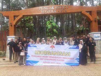 Singkat, Reorganisasi Pendidikan Pancasila SMP Kabupaten Klaten