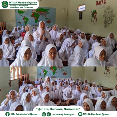 Madrasah Nyaman Tanpa Bullying di MTs SA Manba'ul Quran Semarang