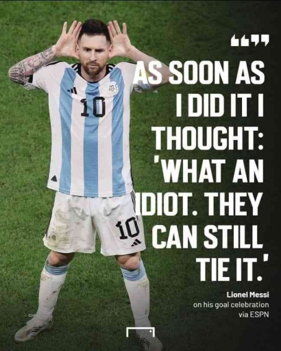 Baru-baru Ini: Penyesalan Messi atas Selebrasi "Topo Gigio" di Depan Bench Timnas Belanda