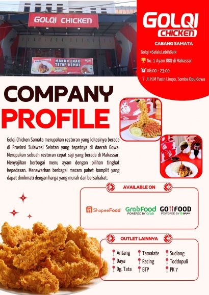 Contoh Company Profile Produk Samata Gowa