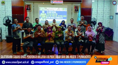 Memperkuat Jalinan Pendidikan: Kunjungan Silaturahmi Cabang Dinas Pendidikan Wilayah XIII Prov. Jabar Ke SMA Negeri 3 Purwokerto