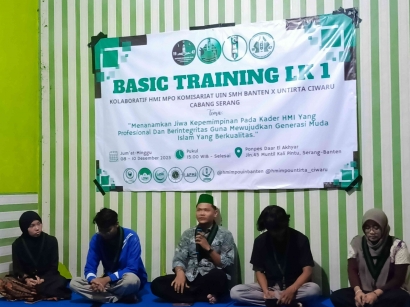 Mahasiswa UIN Banten X Untirta Ciwaru Ikuti Basic Training LK 1 HMI Cabang Serang