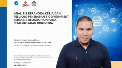 Putra Daerah Kupang Mempresentasikan Riset Inovatif Kerangka Kerja E-Government Berbasis Blockchain untuk Indonesia