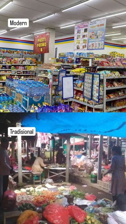 Perbandingan Pendapatan antara Indomaret dan Pasar Tradisional (Pon) di Desa.Tanjungtani, Nganjuk. Konsumen Lebih Memilih Mana?