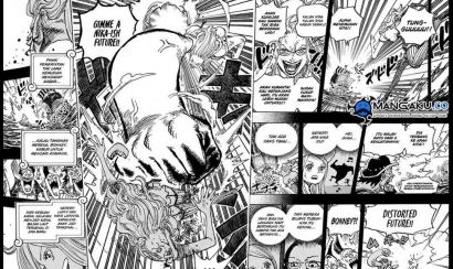 Review Lengkap Manga One Piece Chapter 1101, Bonney Tunjukan Kekuatan Nika