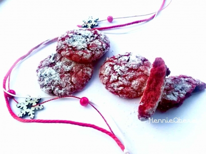 Red Velvet Crinkle Cookies dan Tradisi Kue Natal