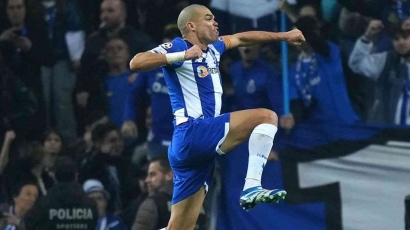 Drama 8 Gol di Dragao Antar Kelolosan FC Porto dan Tajamkan Rekor Pepe