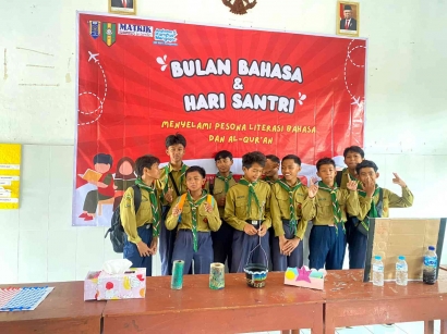 Penuh Inspirasi! Mahasiswa Kampus Mengajar 6 Meriahkan SMP Muhammadiyah 3 Karangpandan dalam Peringatan Bulan Bahasa dan Hari Santri