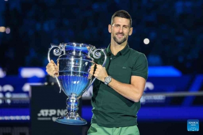 Novak Djokovic, Jannik Sinner dan Arthur Fils Bersinar di "ATP Awards 2023"
