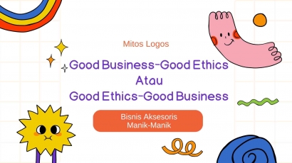 Kuis 15 Analisis Komparatif Kritis _ Mitos Logos: Good Business-Good Ethics; atau Good Ethics-Good Business pada Proposal Bisnis Aksesoris