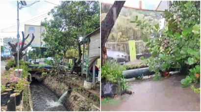Banjir di Kampung Ikan Batu, 5 Rumah Tergenang